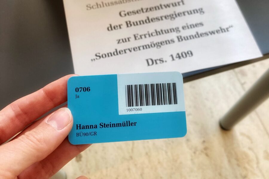 Stimmkarte von Hanna Steinmüller